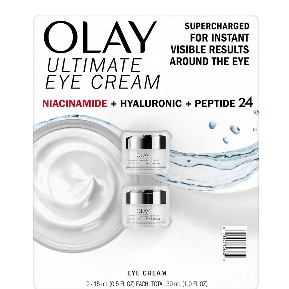 Olay Niacinamide Hyalauronic Peptide Eye Cream (Set of 2)